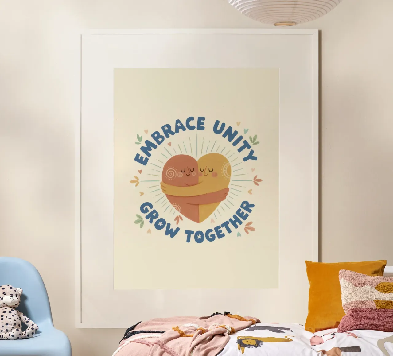 Boundless Unity Embrace poster by Good Cracks