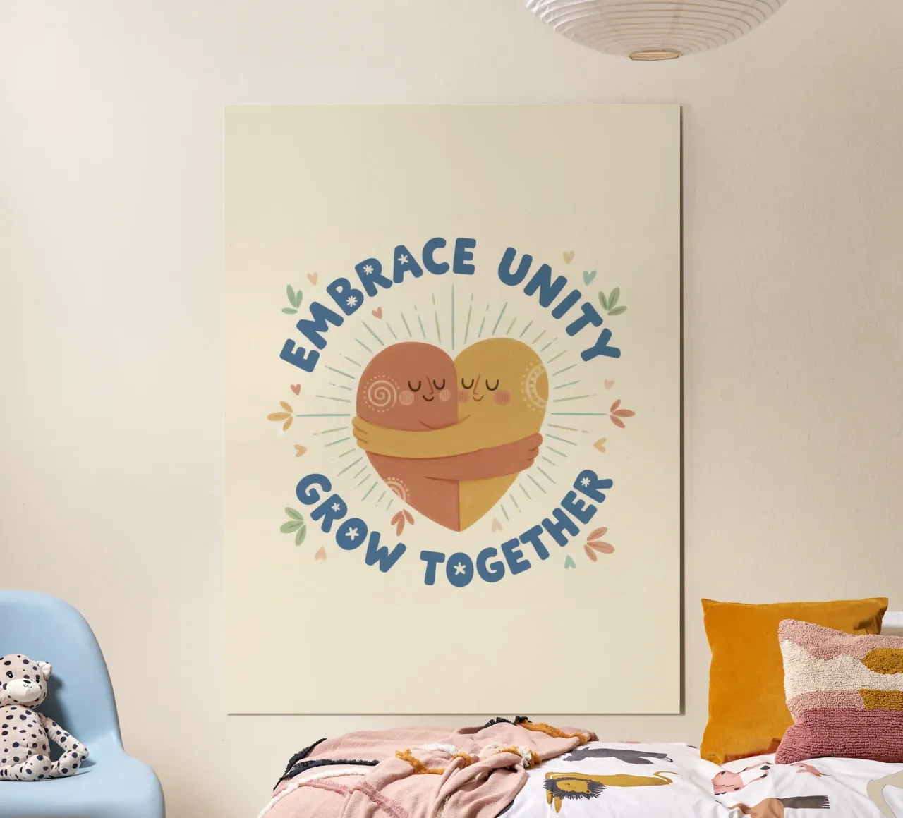 Boundless Unity Embrace poster by Good Cracks