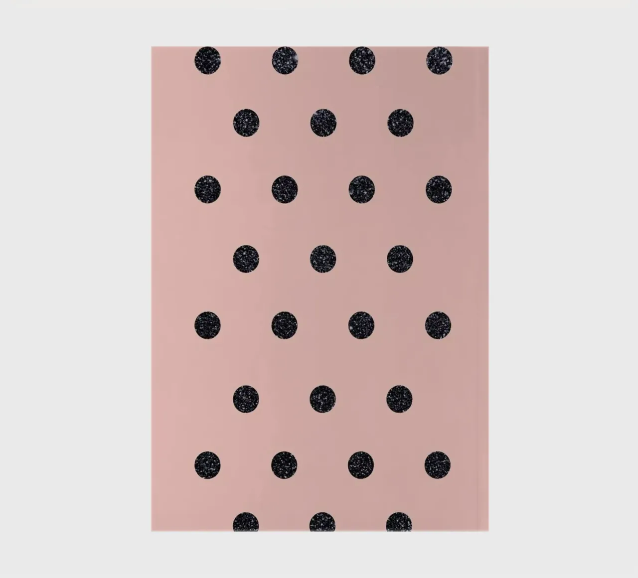 Shiny Polk Dots On Pink notebook by cafelab