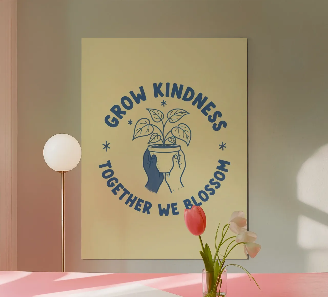 Gentilezza fiorente poster da Good Cracks