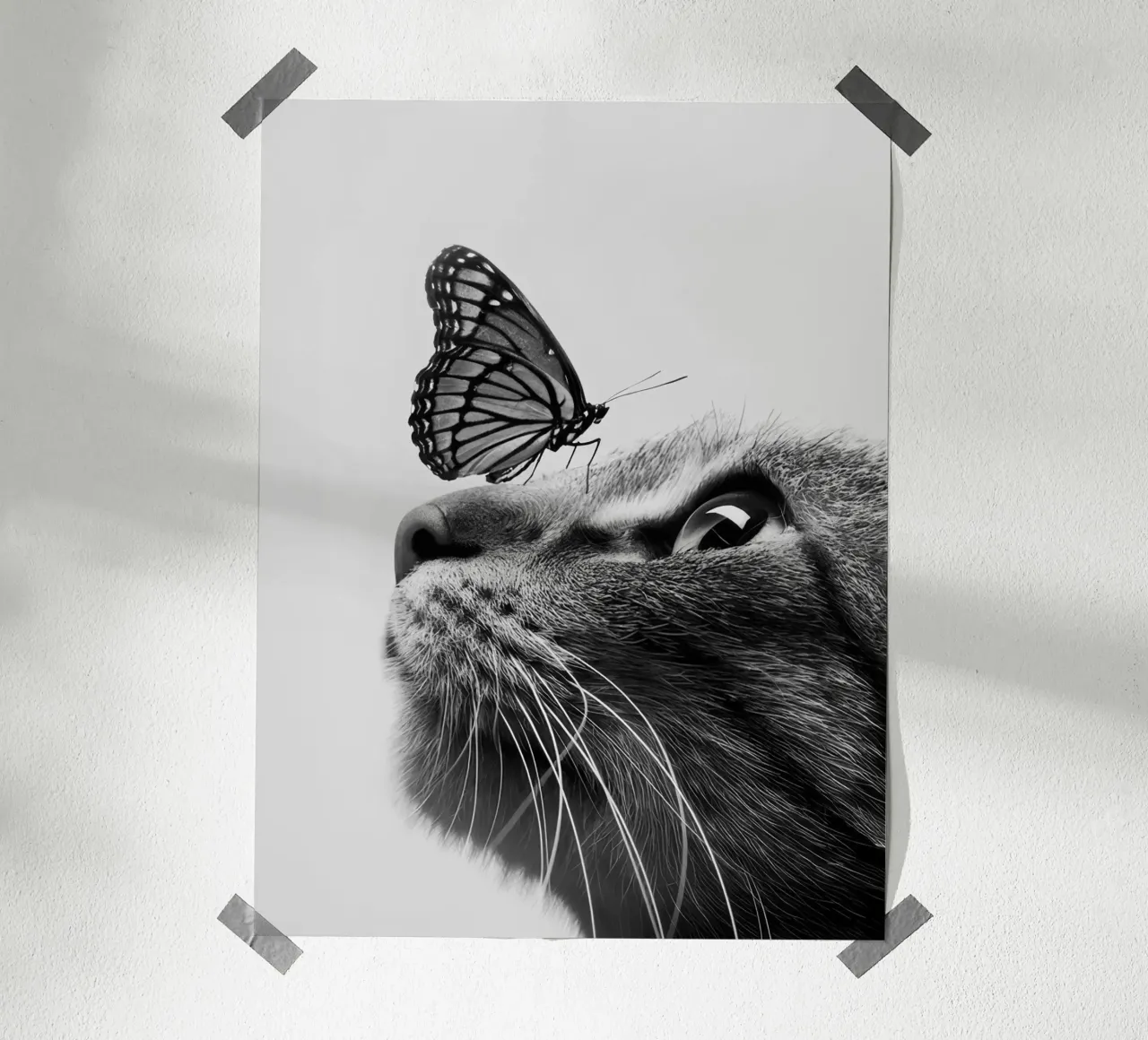 Gatto farfalla poster da memory in photograph