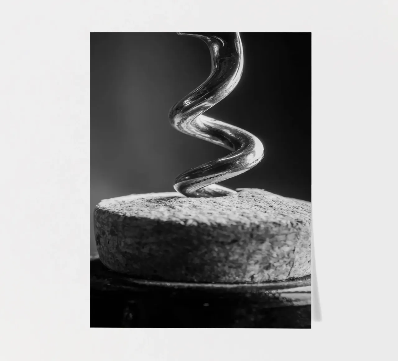 Corkscrew sticker sheet by memory in photograph