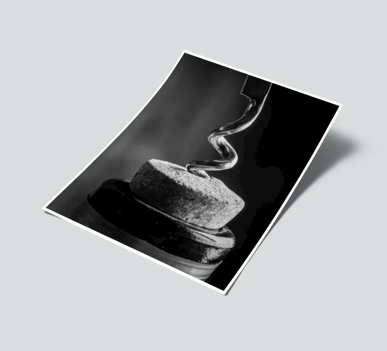 Corkscrew sticker sheet by memory in photograph