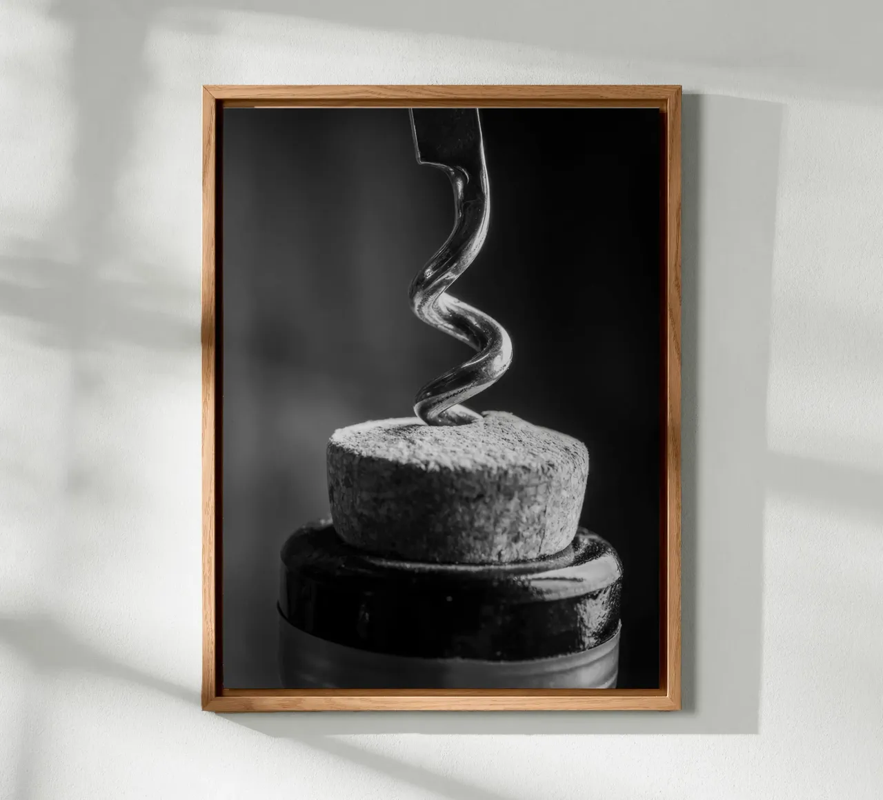 Corkscrew forex plate by memory in photograph