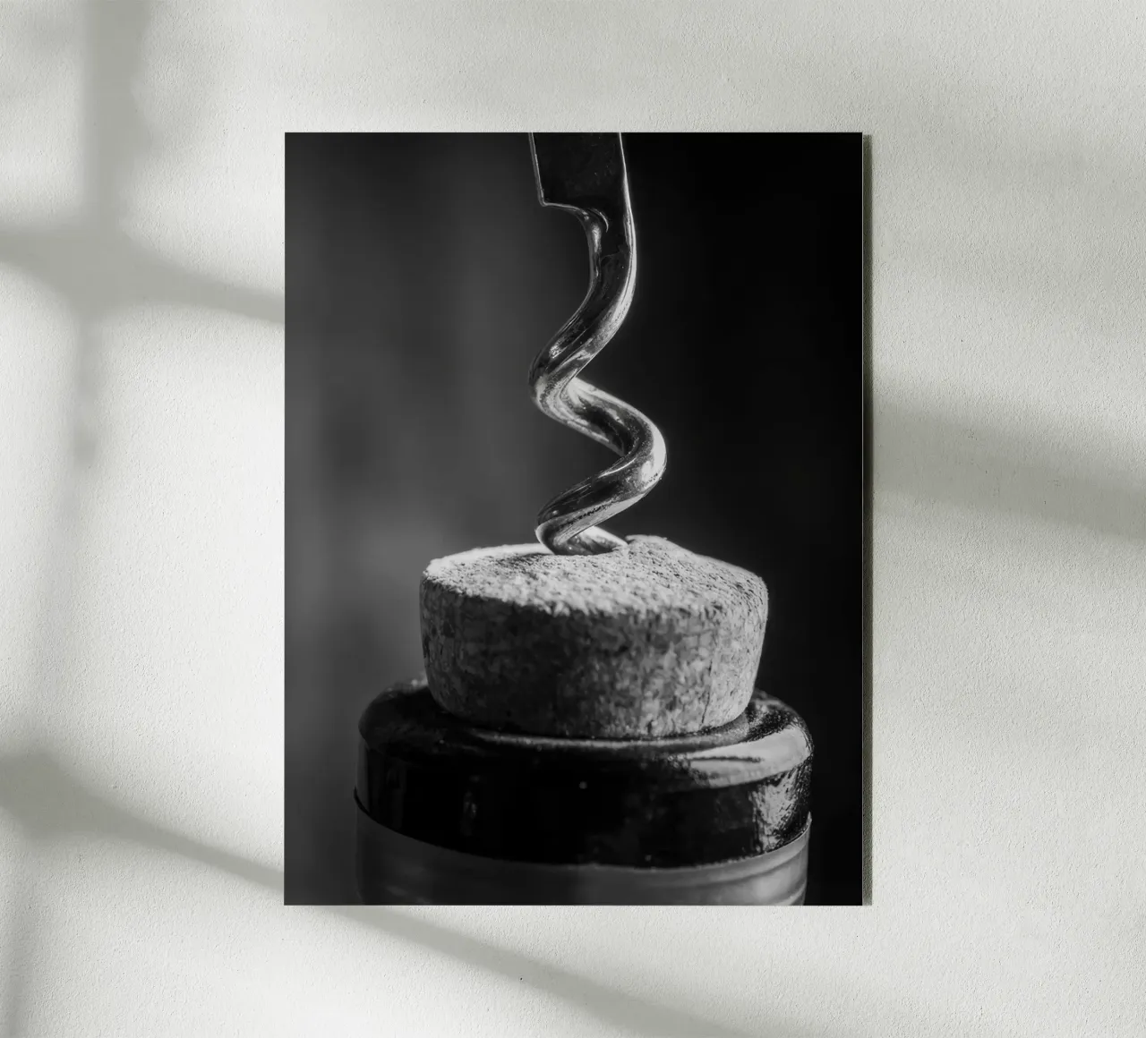 Corkscrew forex plate by memory in photograph