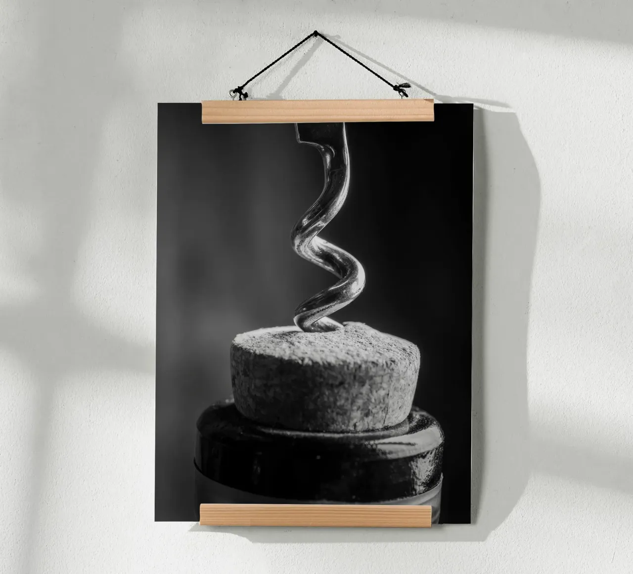 Corkscrew poster van memory in photograph