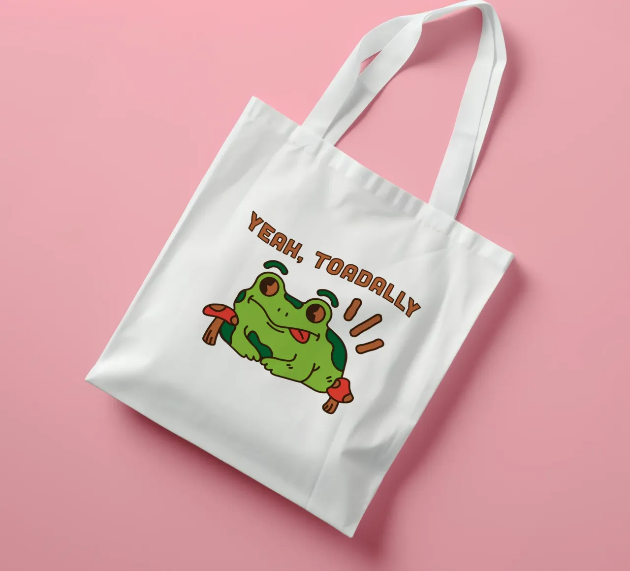Sí, Toadally tote bag de DesignArt