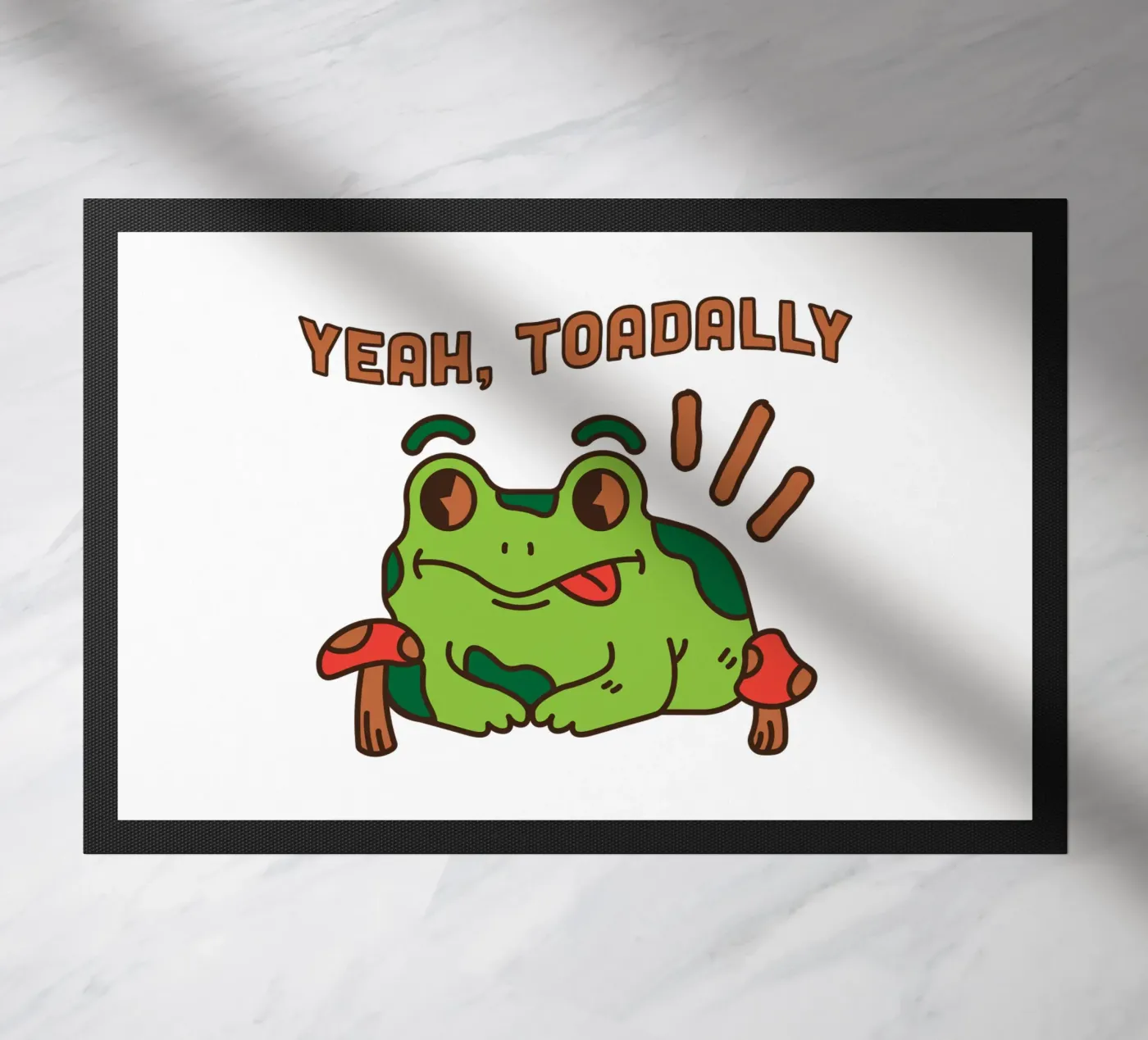 Sì, Rospo zerbino da DesignArt