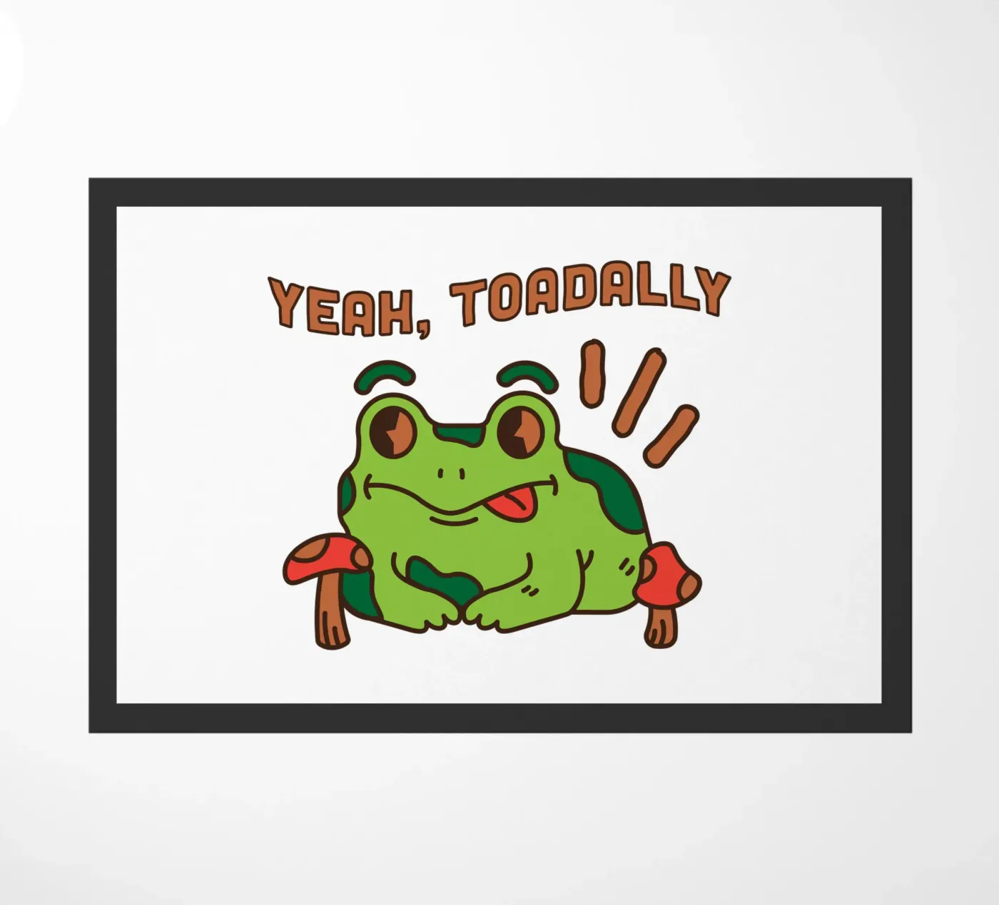 Sì, Rospo zerbino da DesignArt