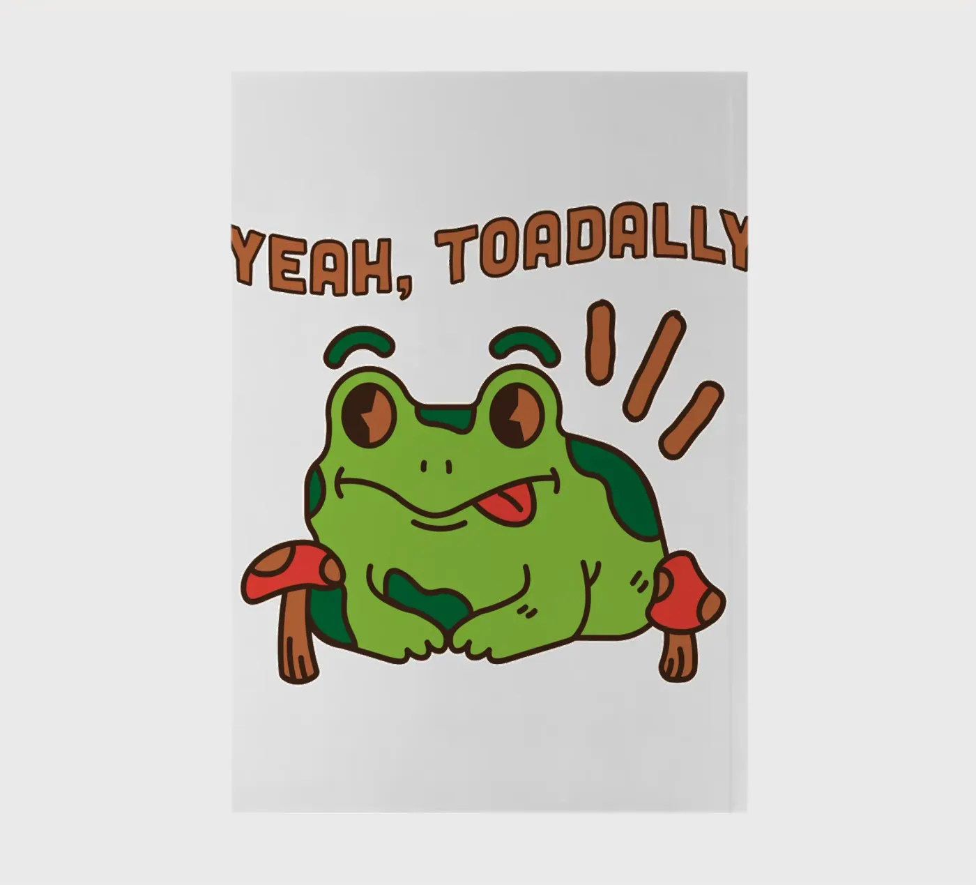 Yeah, Toadally notebook by DesignArt