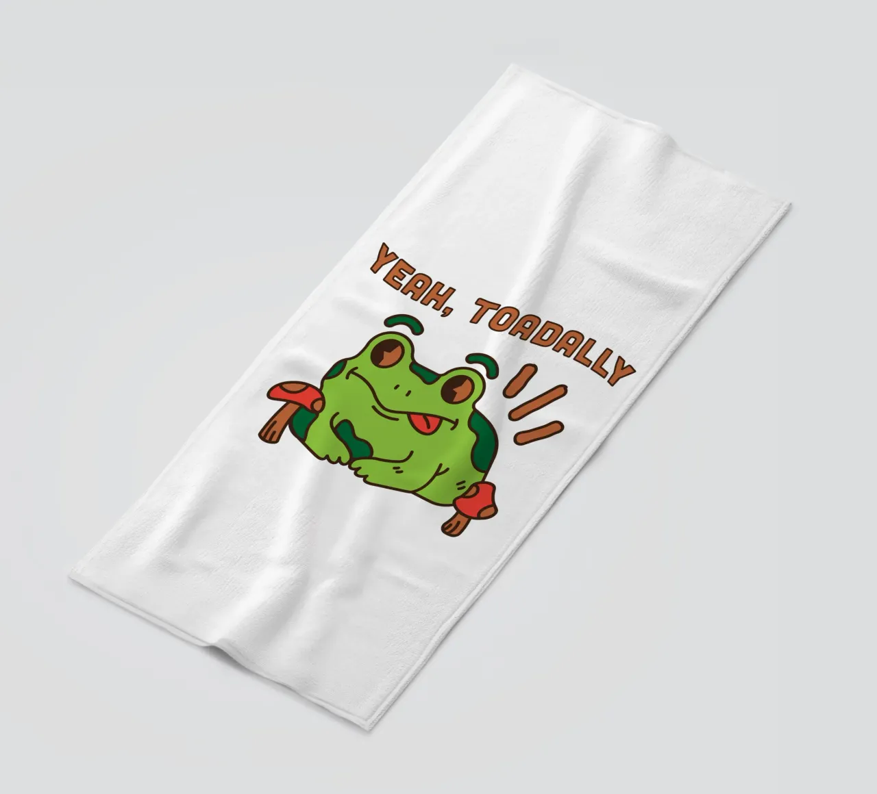 Ja, Toadally strandhanddoek van DesignArt