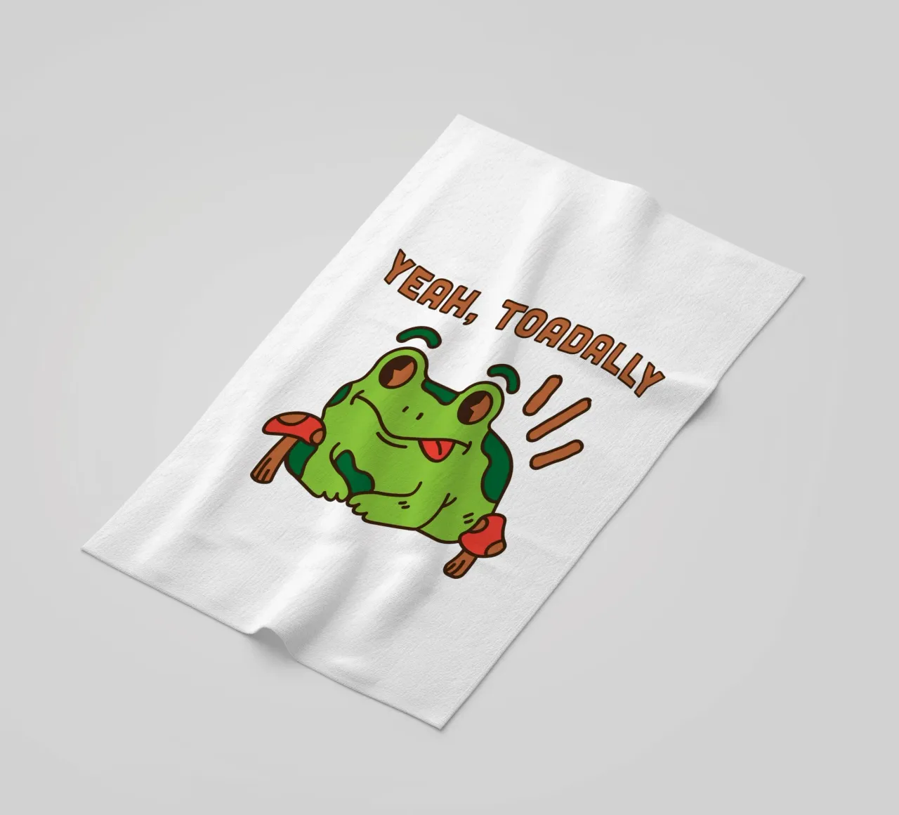 Ja, Toadally strandhanddoek van DesignArt