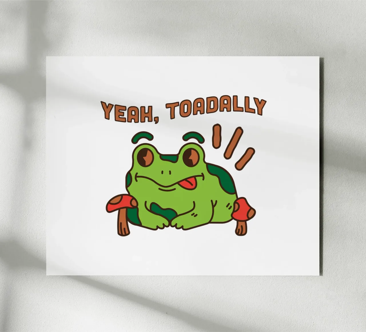 Yeah, Toadally forex plate by DesignArt