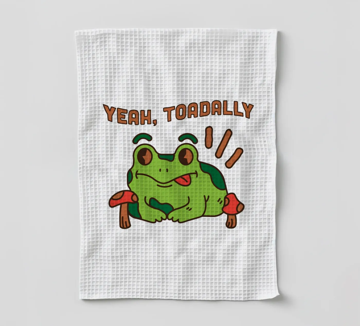 Ja, Kröte Geschirrtuch von DesignArt