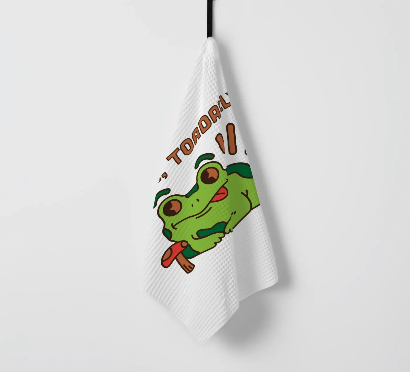 Ja, Kröte Geschirrtuch von DesignArt