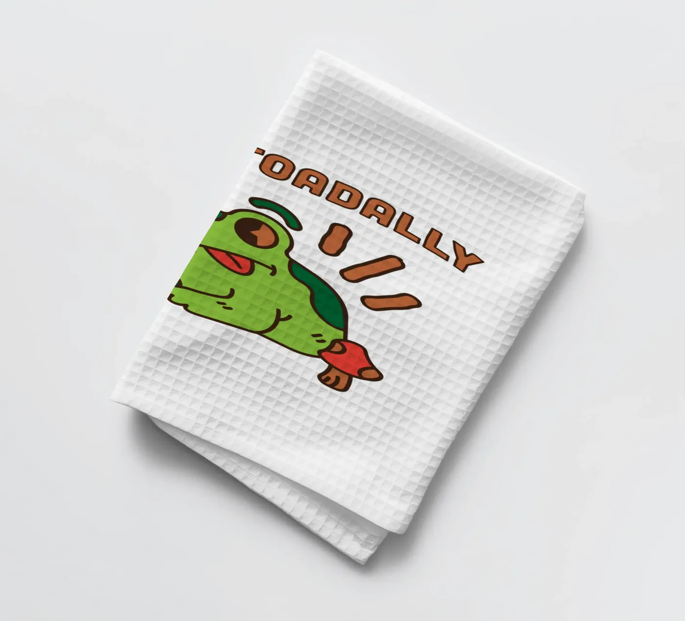 Ja, Kröte Geschirrtuch von DesignArt