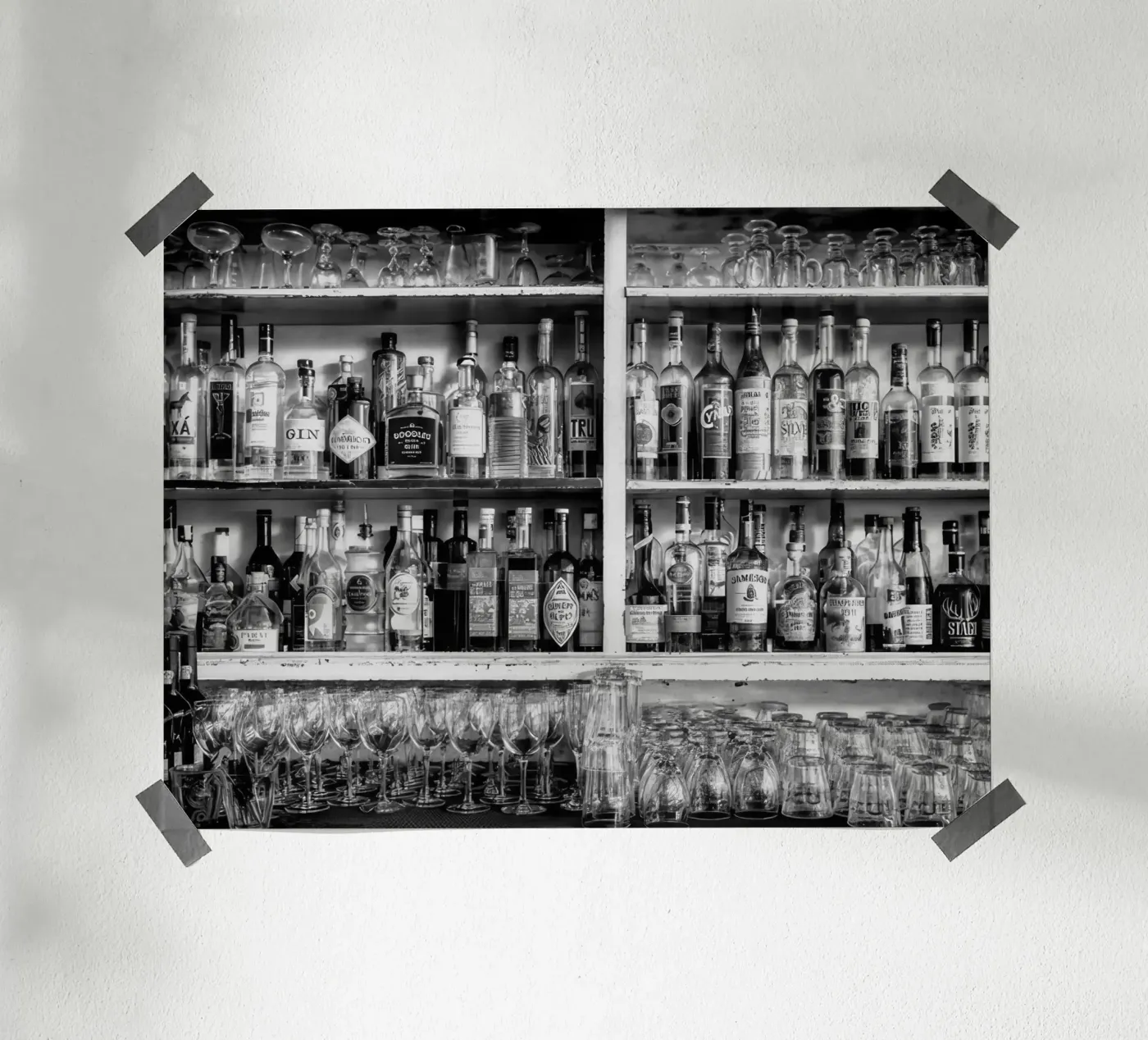 Al bar poster da memory in photograph