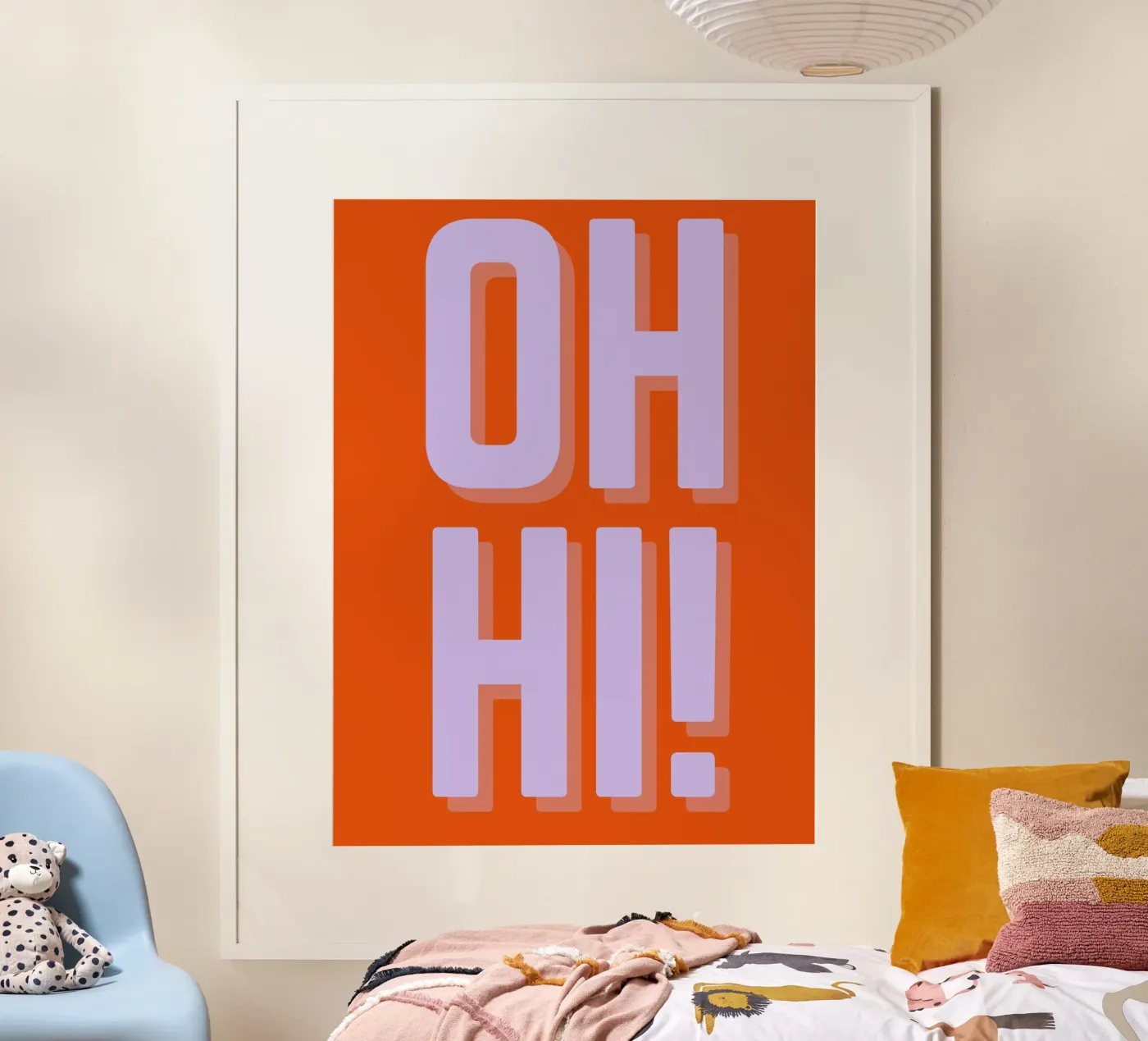Pop Benvenuto poster da TYPEHAUS