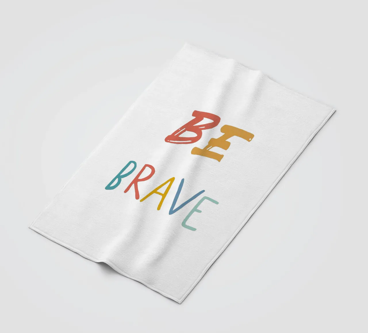 Be BRAVE Fleecedecke von Jelis_art