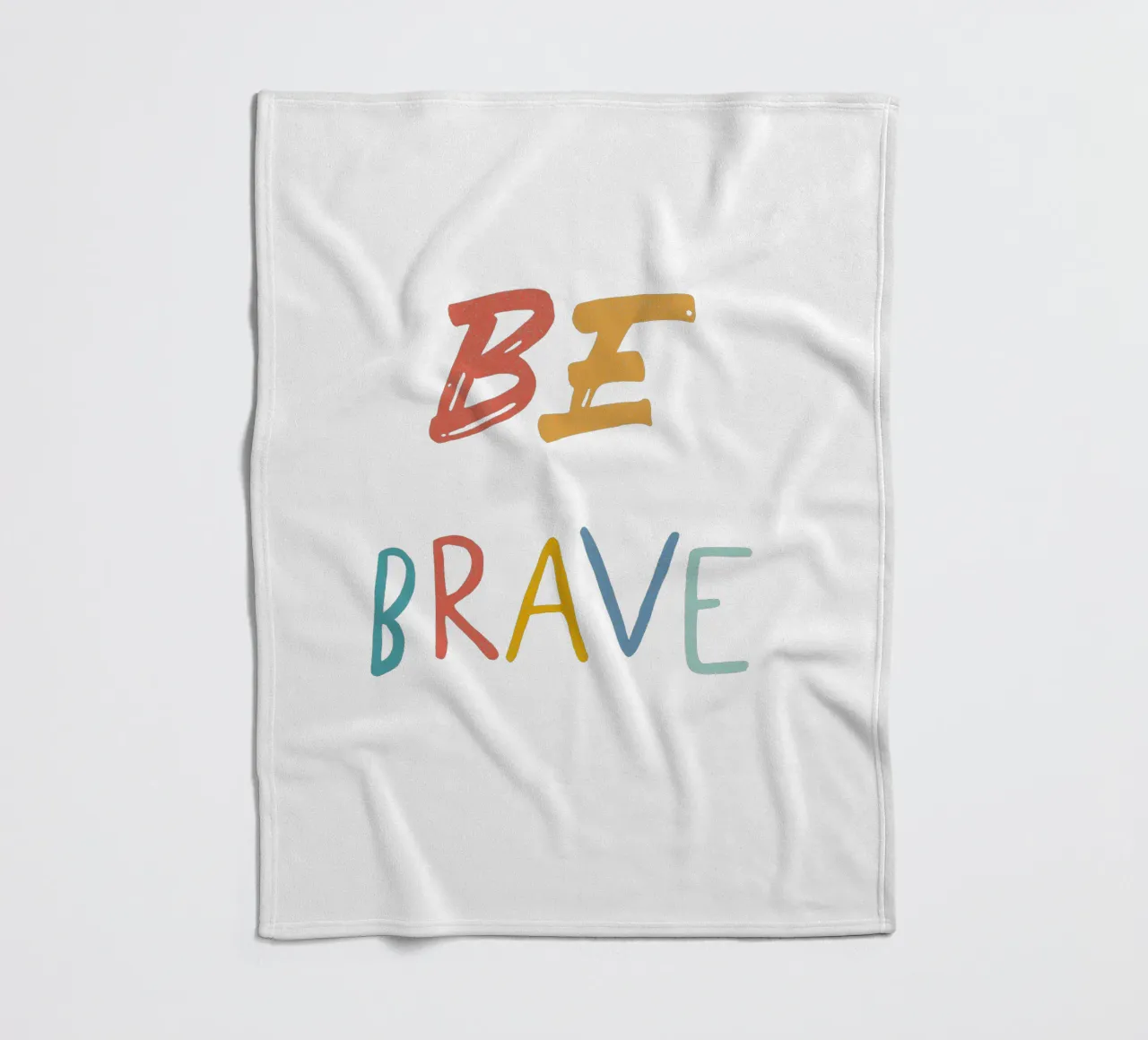 Be BRAVE Fleecedecke von Jelis_art
