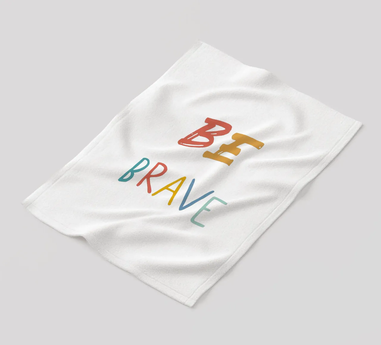 Be BRAVE Fleecedecke von Jelis_art