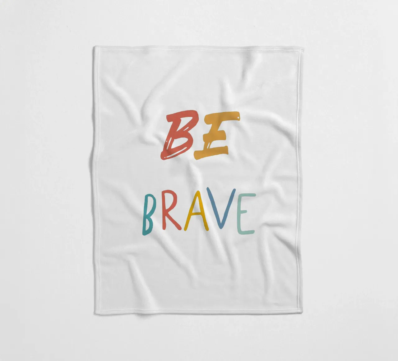 Be BRAVE Fleecedecke von Jelis_art