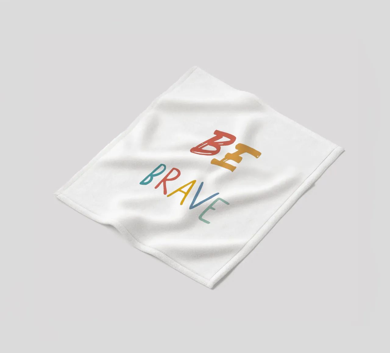 Be BRAVE Fleecedecke von Jelis_art