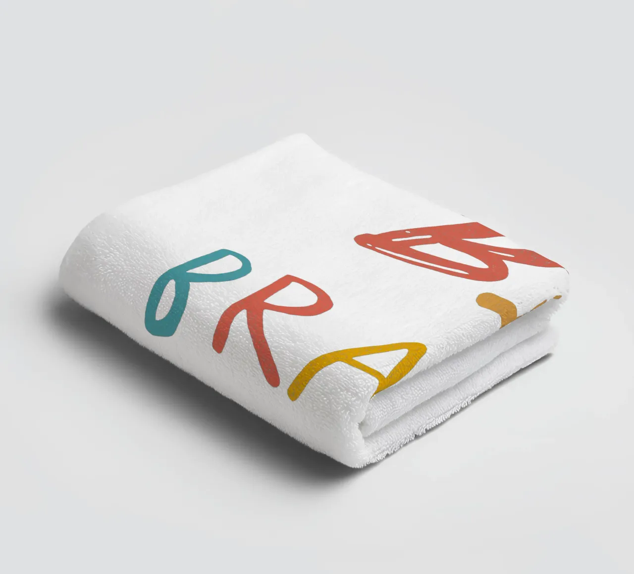 Be BRAVE badhanddoek van Jelis_art