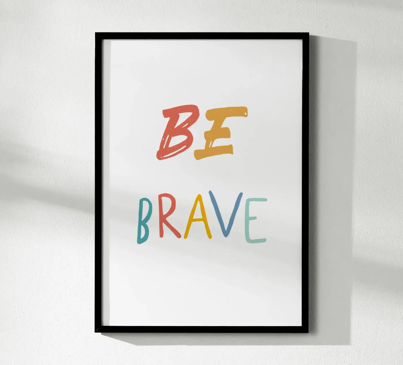 Soyez courageux poster de Jelis_art