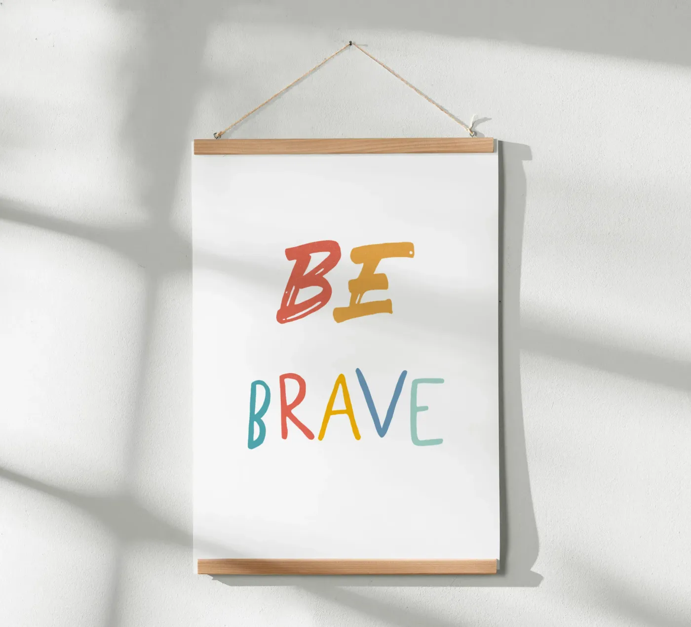 Soyez courageux poster de Jelis_art