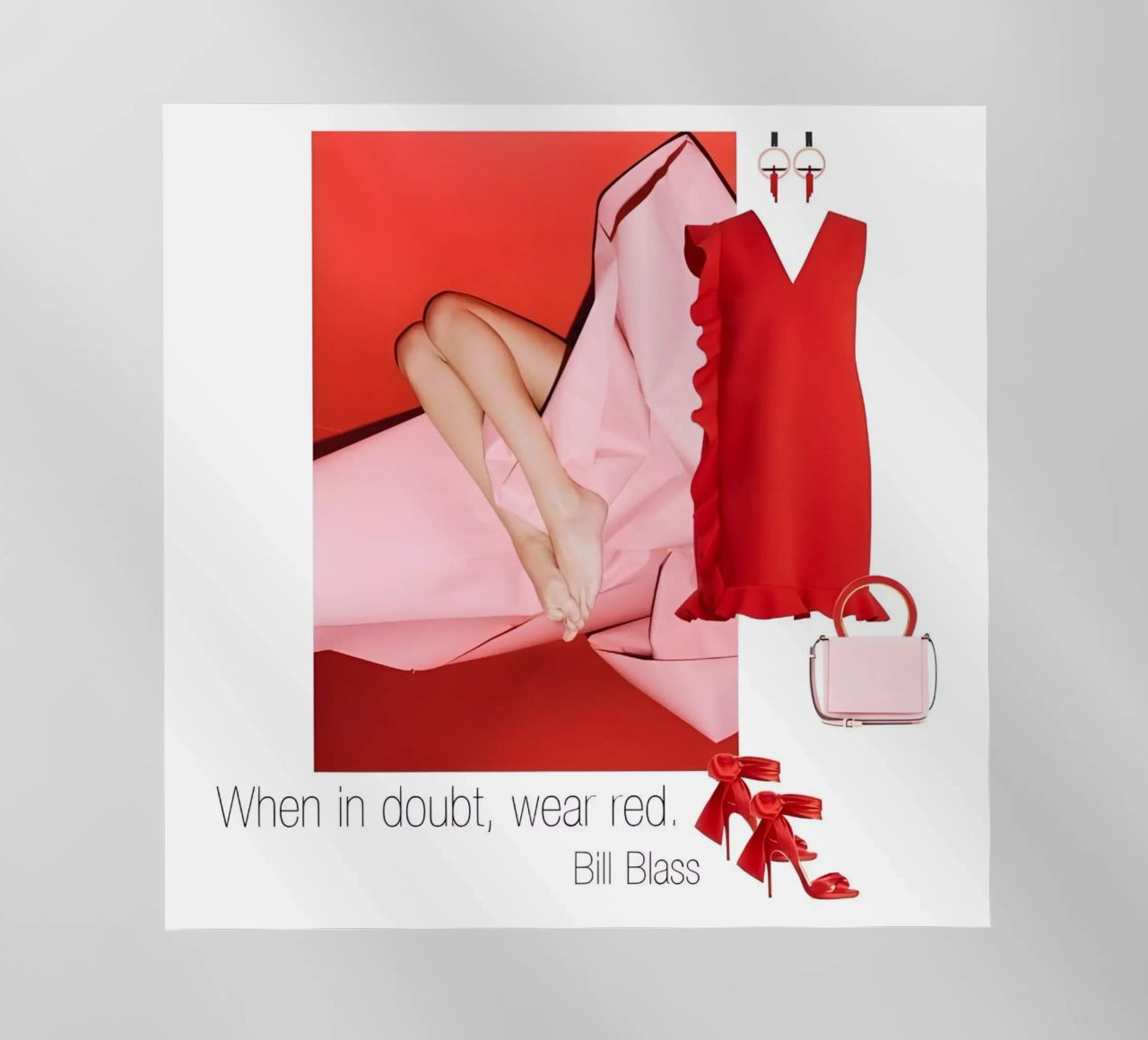 When in doubt, wear red. pellicola backlit da TASTE OF BLISS