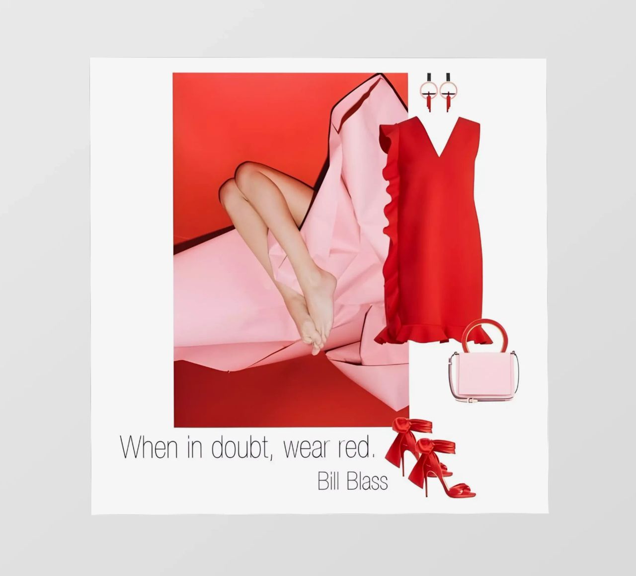 When in doubt, wear red. pellicola backlit da TASTE OF BLISS