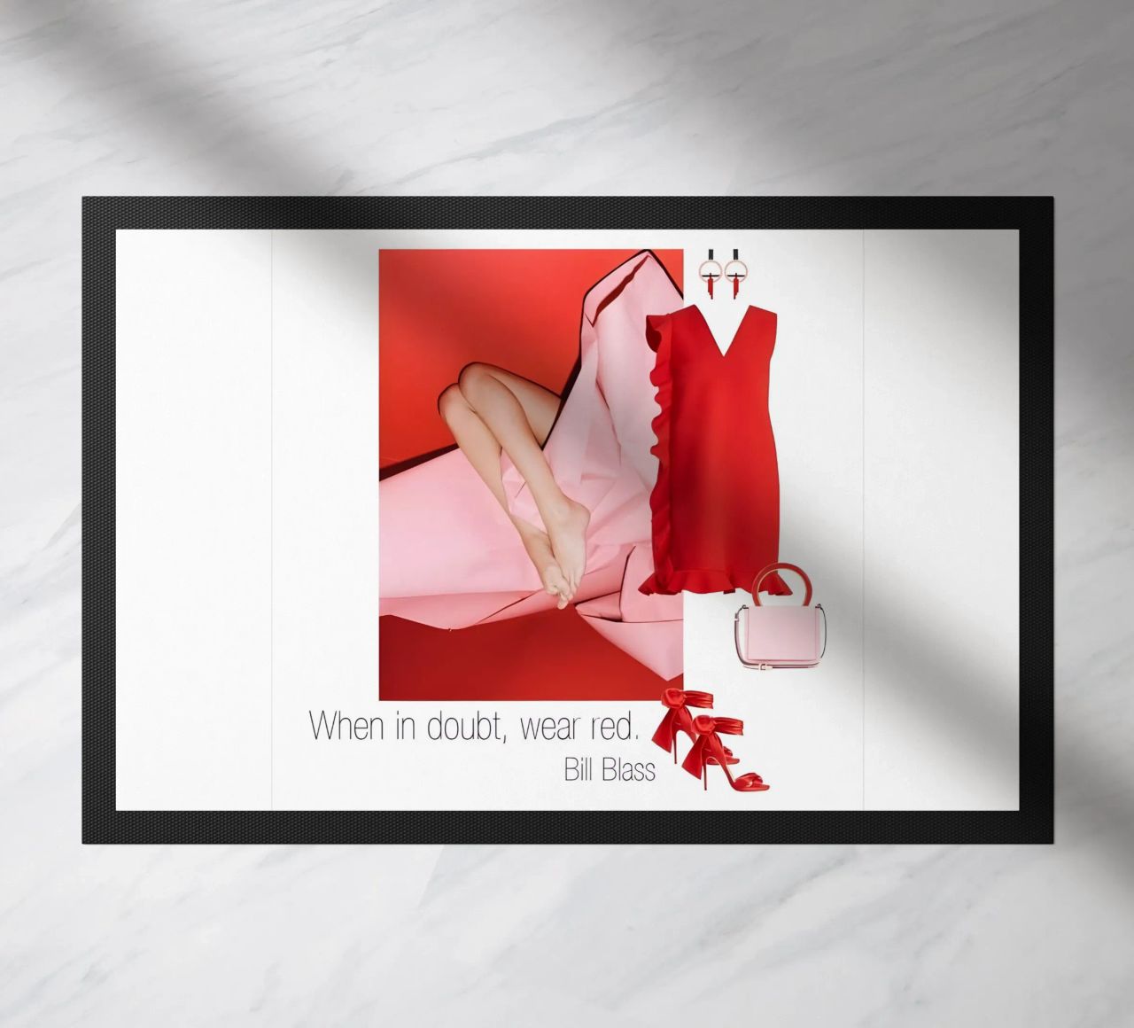 When in doubt, wear red. zerbino da TASTE OF BLISS