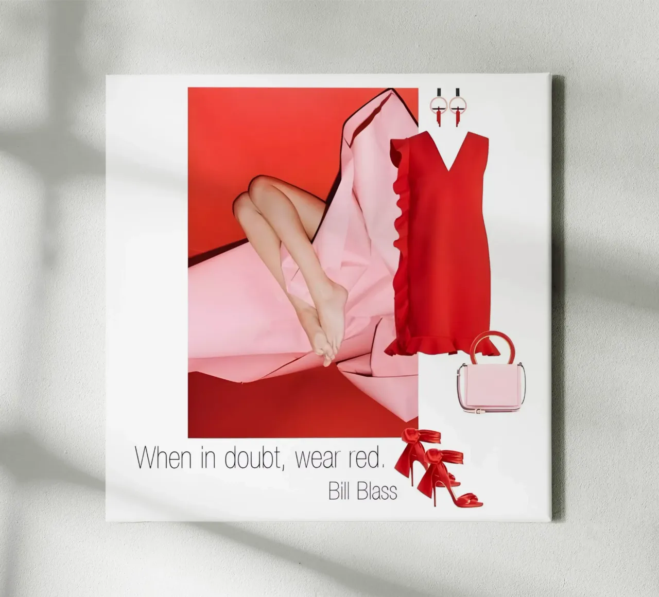 When in doubt, wear red. canvas by TASTE OF BLISS