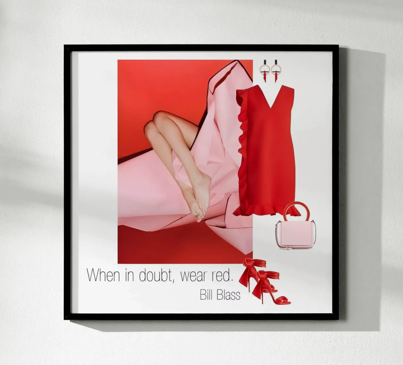 When in doubt, wear red. carta hahnemühle da TASTE OF BLISS