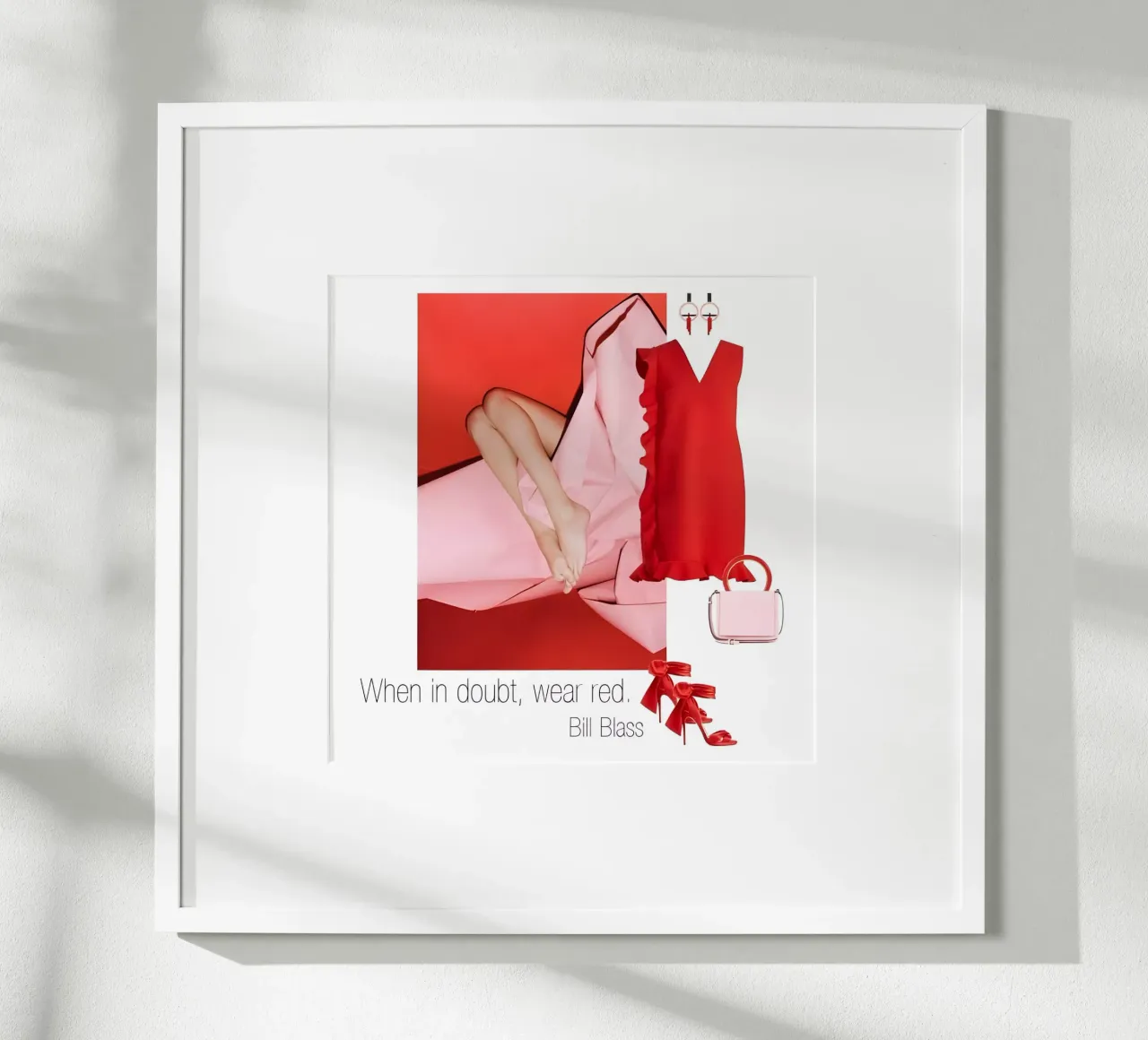 When in doubt, wear red. carta hahnemühle da TASTE OF BLISS