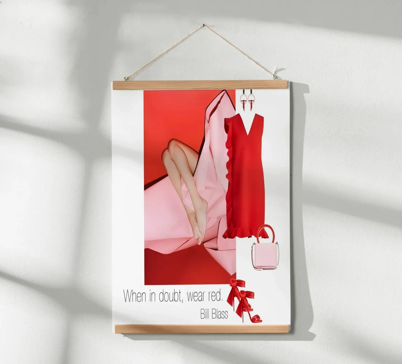 When in doubt, wear red. carta hahnemühle da TASTE OF BLISS