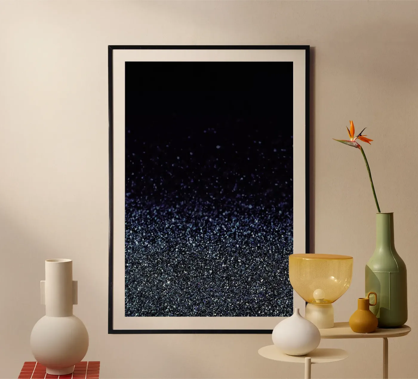 Silver Rain poster van cafelab