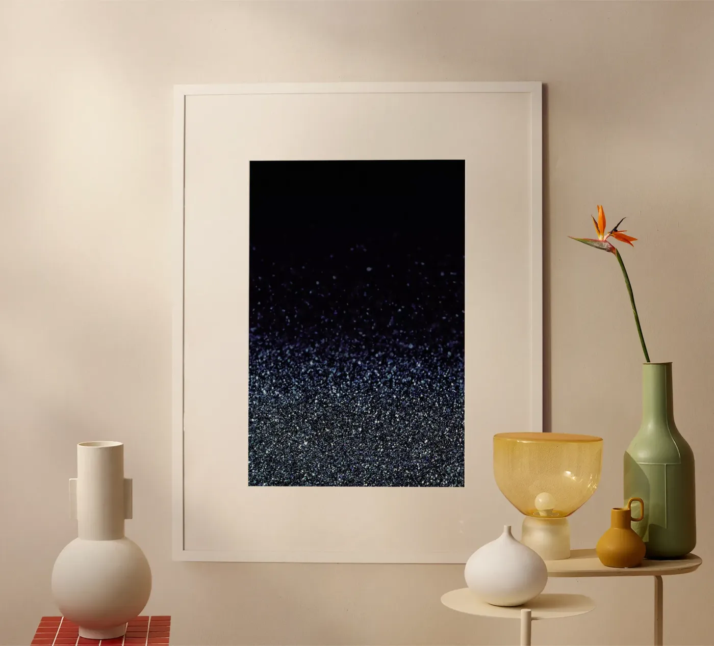 Silver Rain poster van cafelab