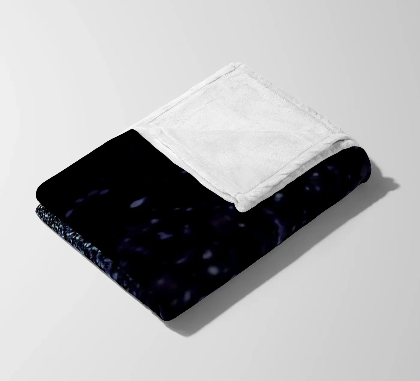 Silver Rain fleece blanket by cafelab