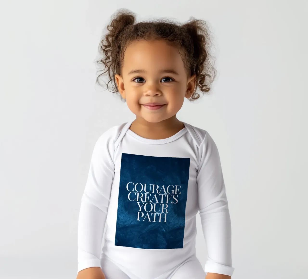 Courage: The Path to Your Dreams long-sleeve baby romper by Artistic-shop