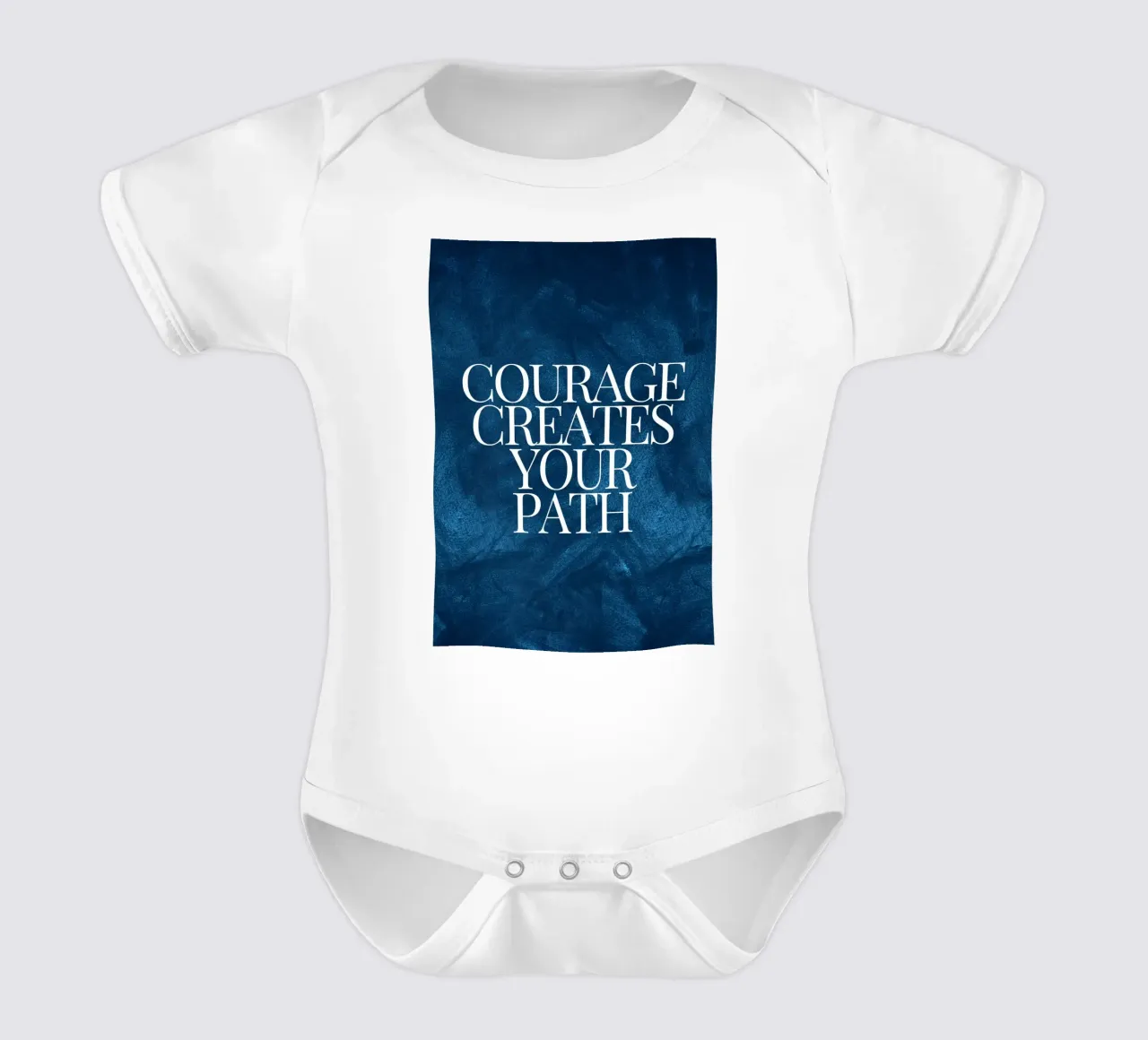 Courage: The Path to Your Dreams short-sleeve baby romper by Artistic-shop