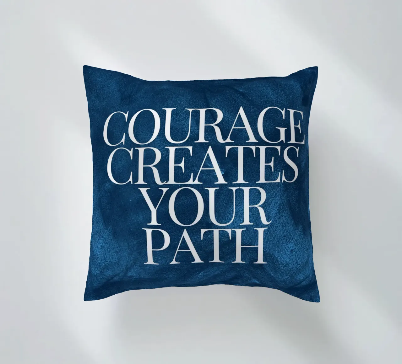 Courage: The Path to Your Dreams decorative cushion by Artistic-shop