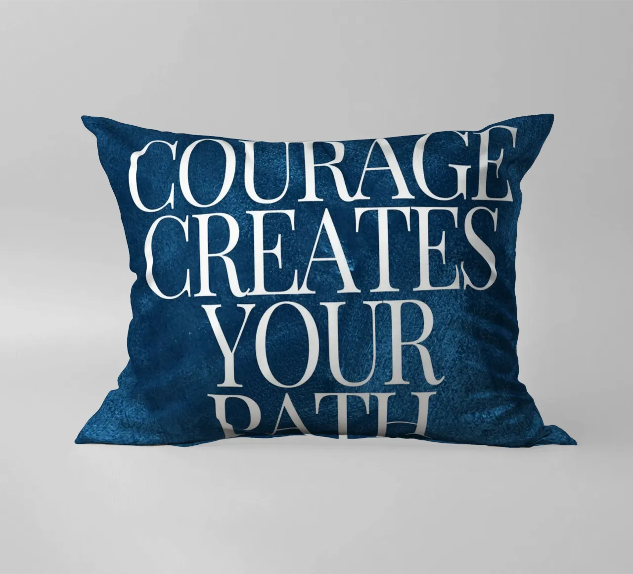 Courage: The Path to Your Dreams decorative cushion by Artistic-shop