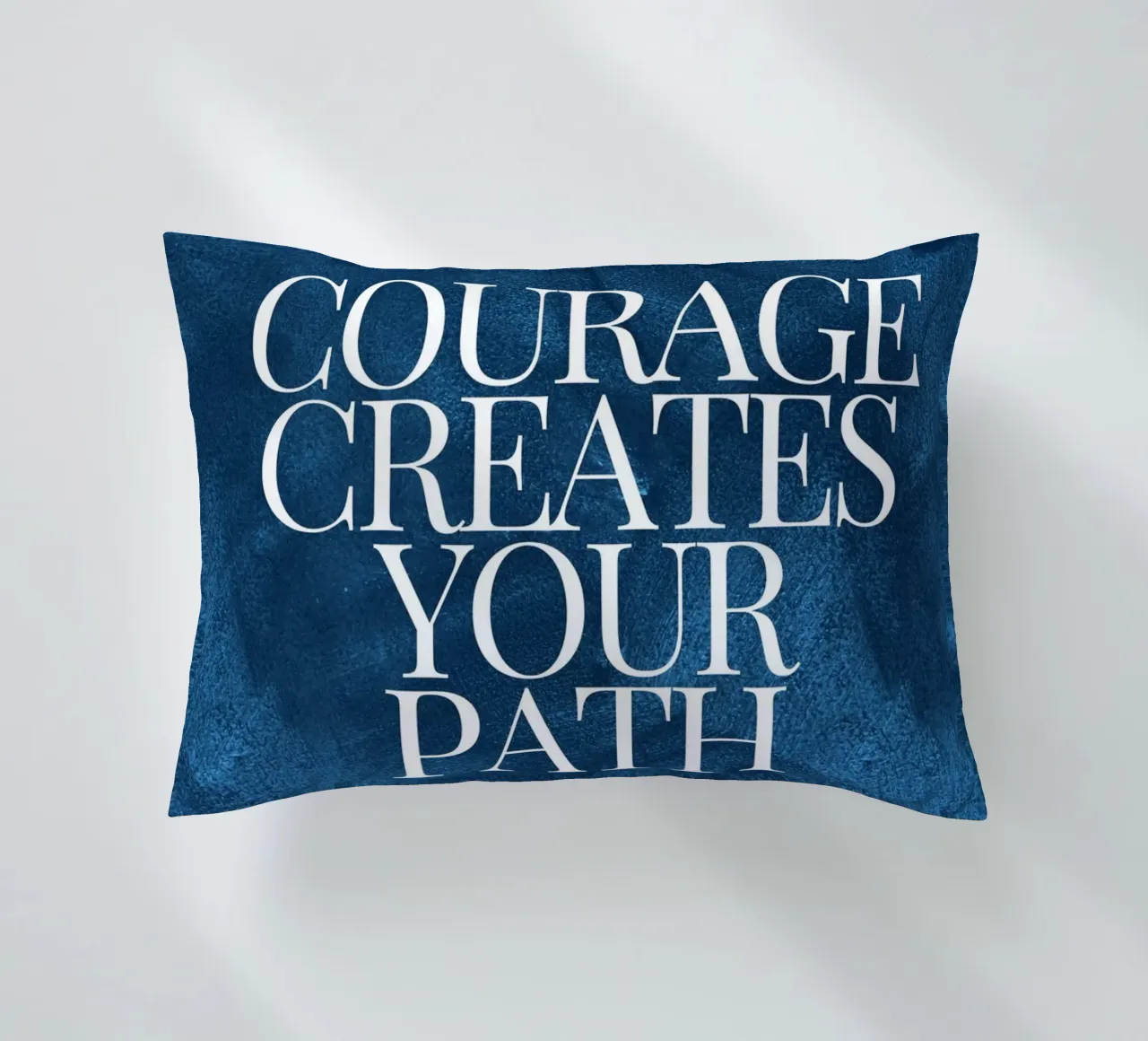 Courage: The Path to Your Dreams decorative cushion by Artistic-shop