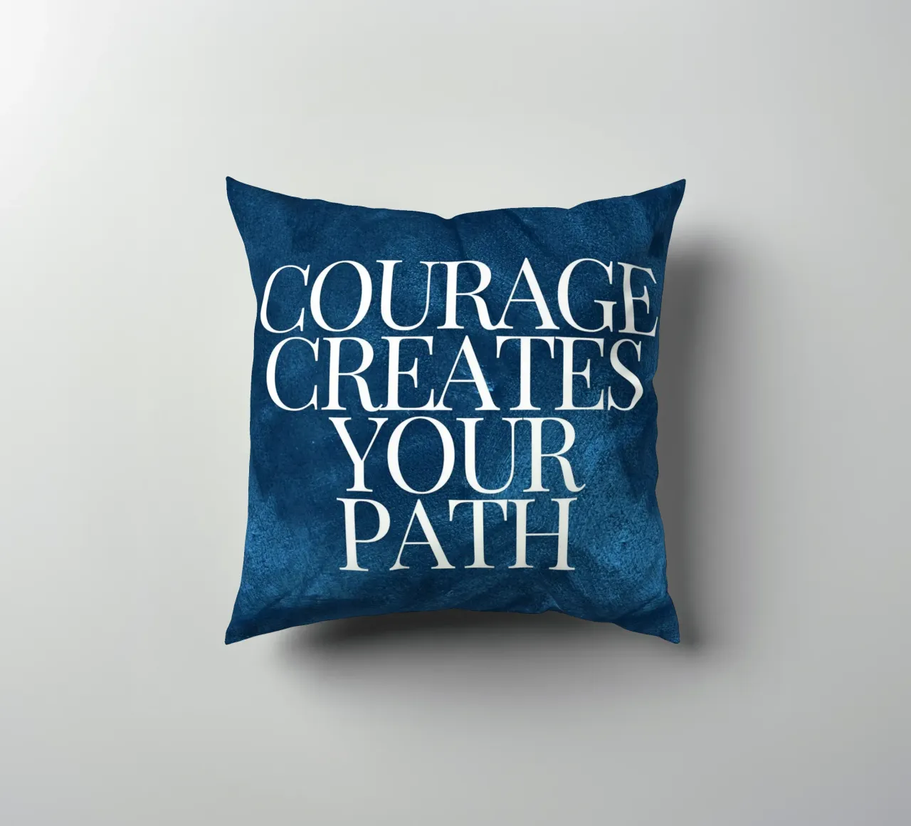 Courage: The Path to Your Dreams decorative cushion by Artistic-shop