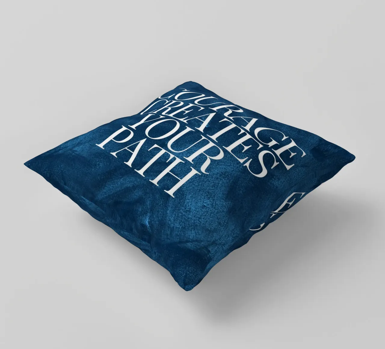 Courage: The Path to Your Dreams decorative cushion by Artistic-shop