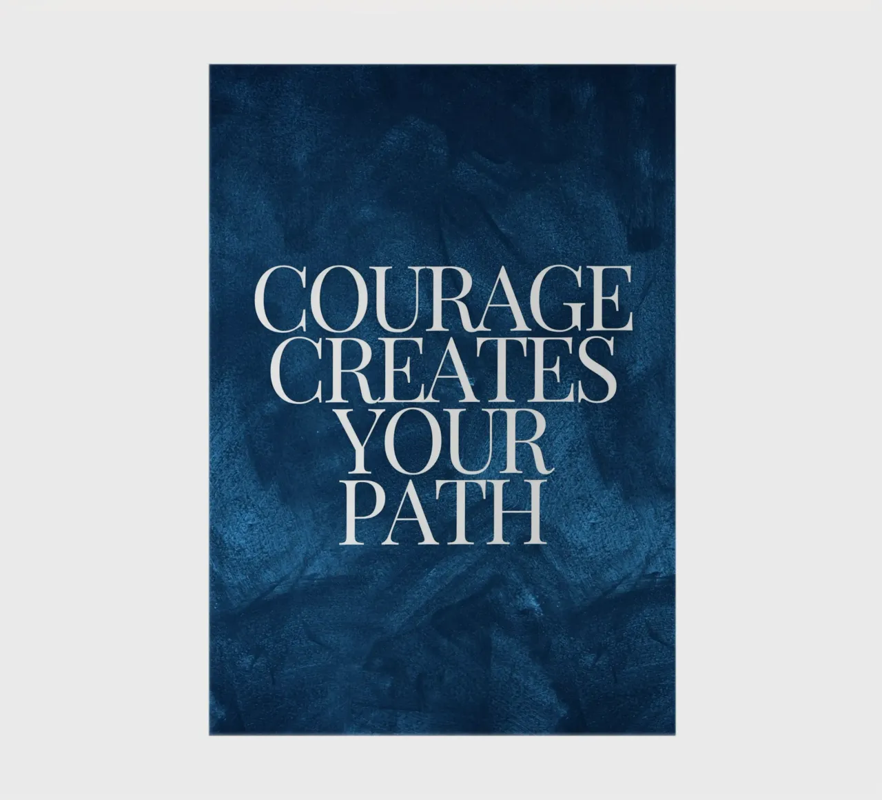 Courage: The Path to Your Dreams notebook by Artistic-shop