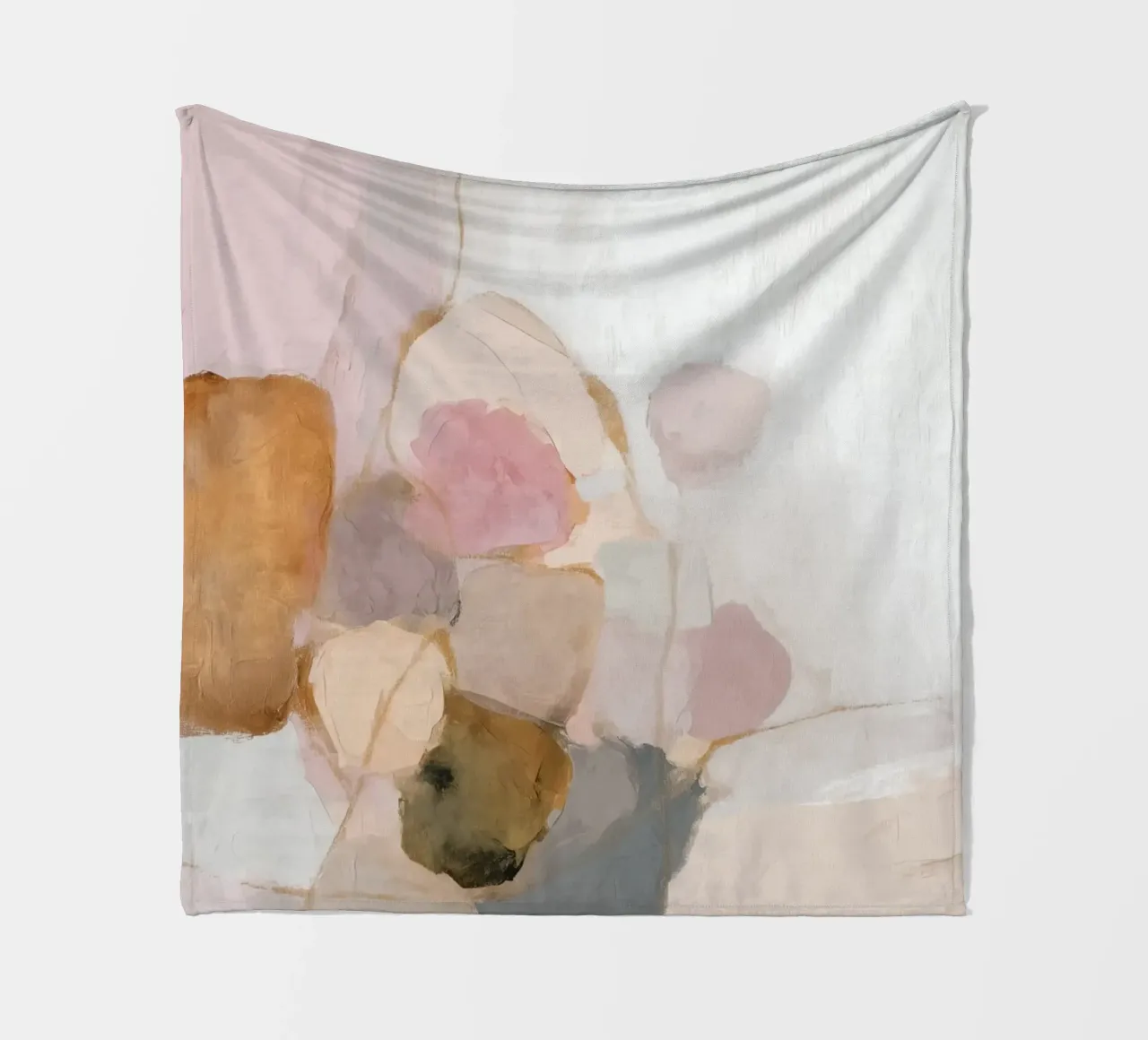 Romantische structuur Chic fleecedeken van Carinaprint