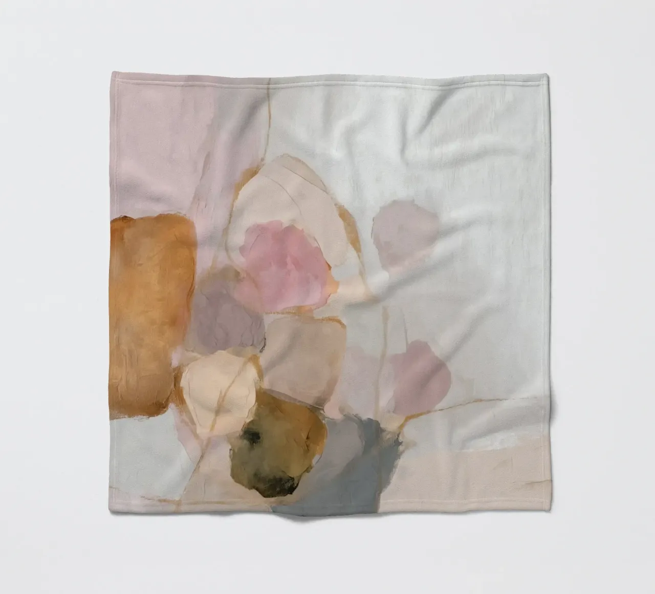 Romantische structuur Chic fleecedeken van Carinaprint